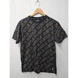 T-shirt Phat Farm Homme – Noir – Taille M – 100% Coton – Occasion